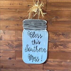 Rustic Blue Wall Hanging Decor